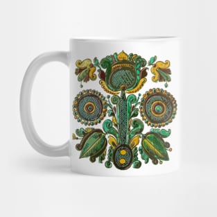 Traditional Ukraine folk flowers decor Mug